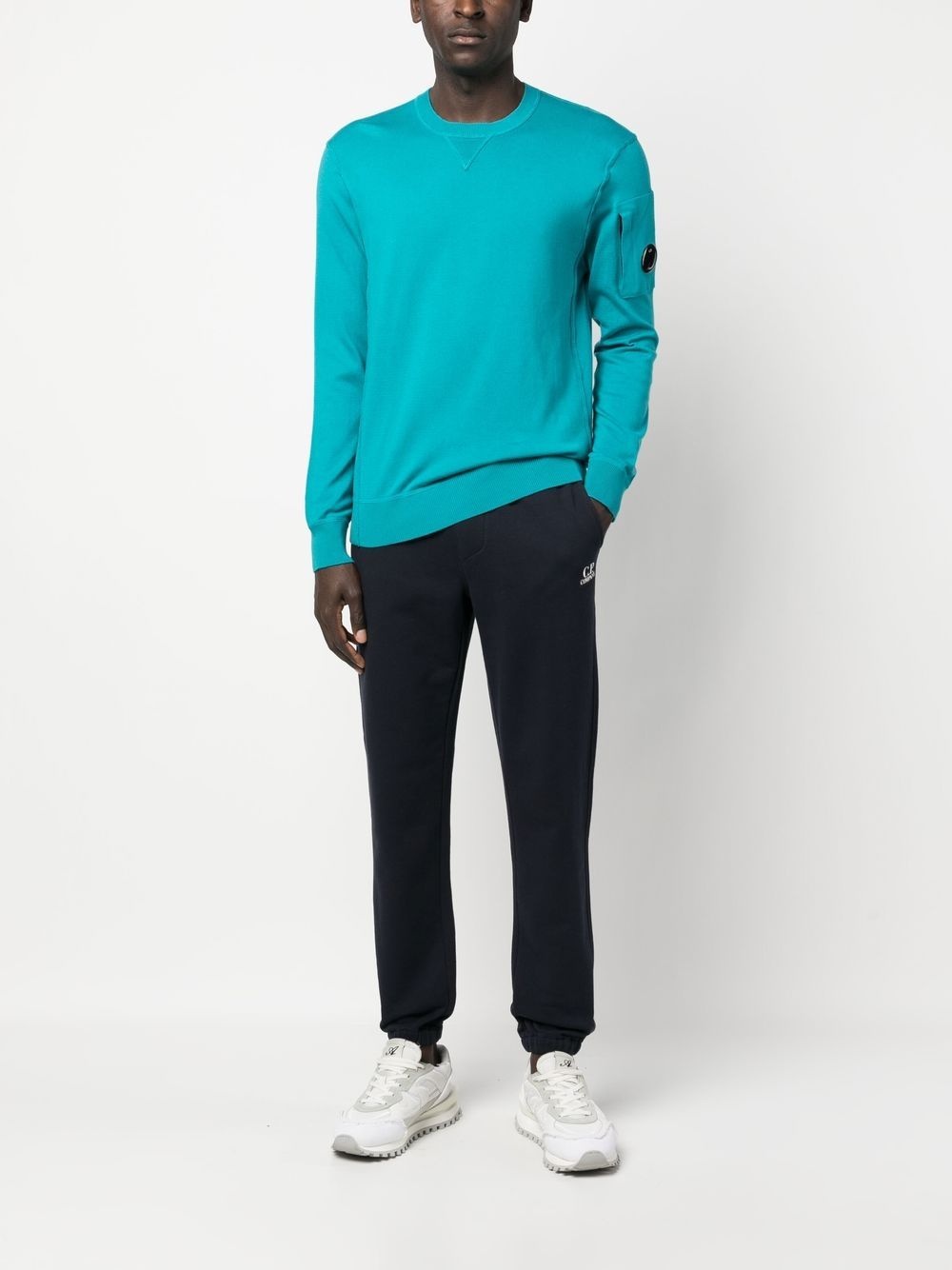 cotton embroidered-logo track pants - 2