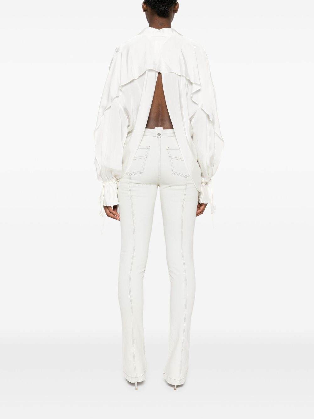 satin blouse - 4