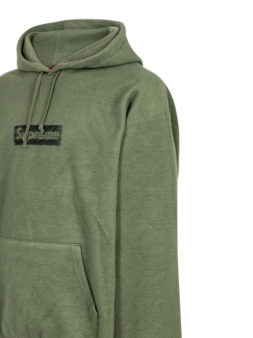 Inside Out box logo "Light Olive" hoodie - 3