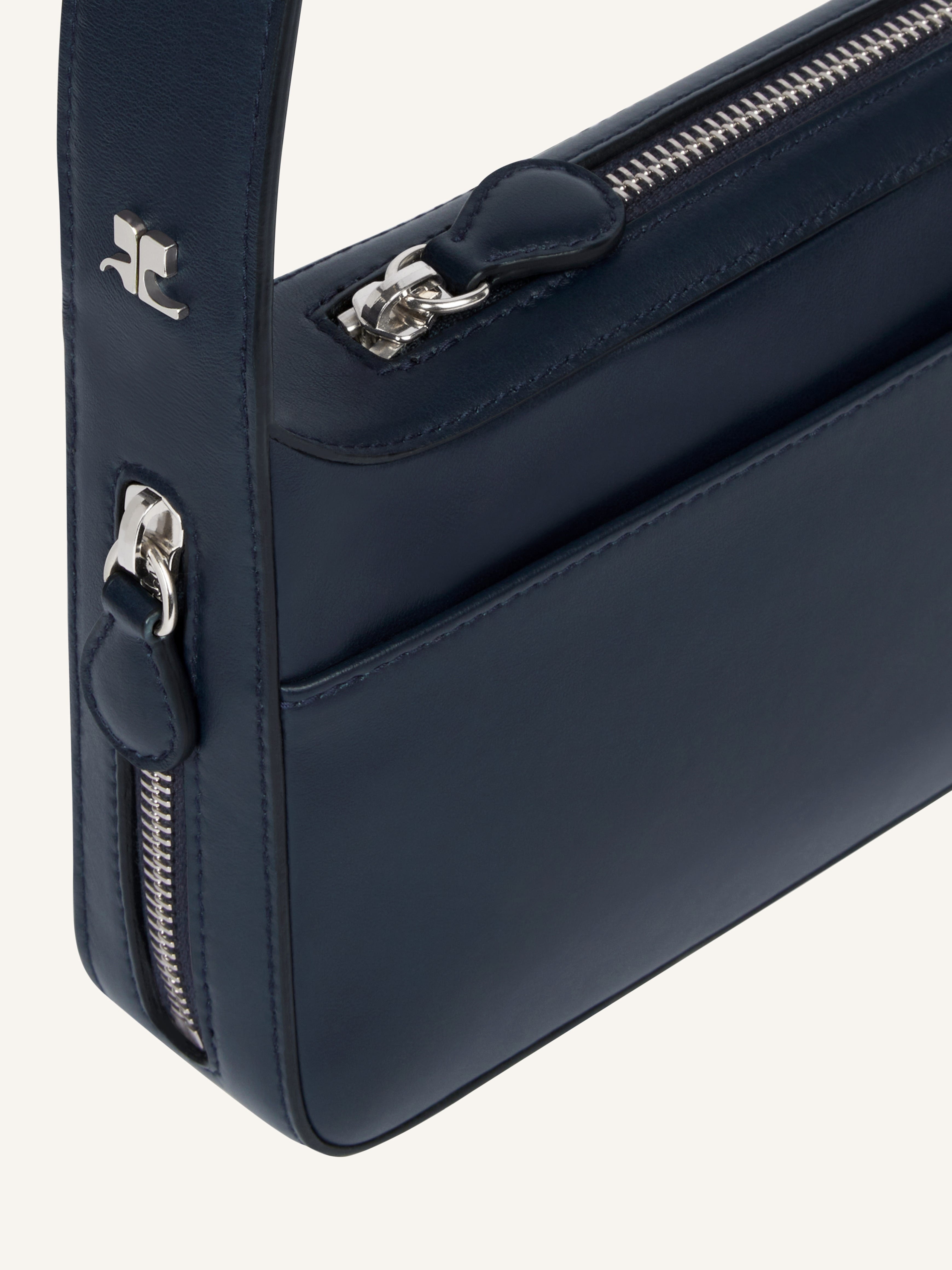 RACER LEATHER BAGUETTE BAG - 4