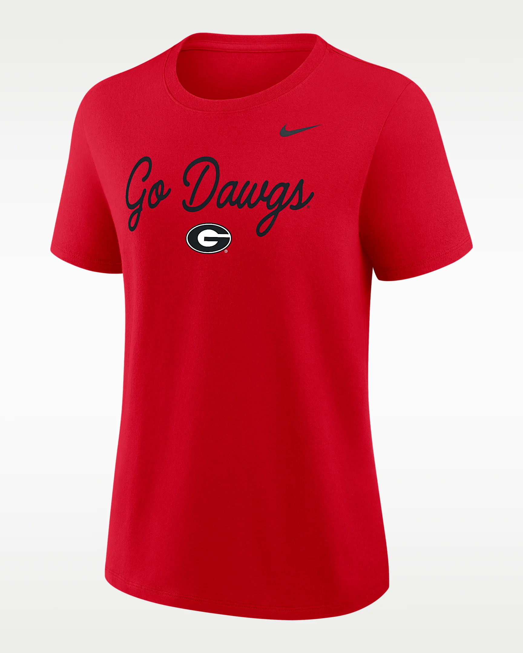 Georgia Script Mantra Logo Women's Nike College T-Shirt - 1