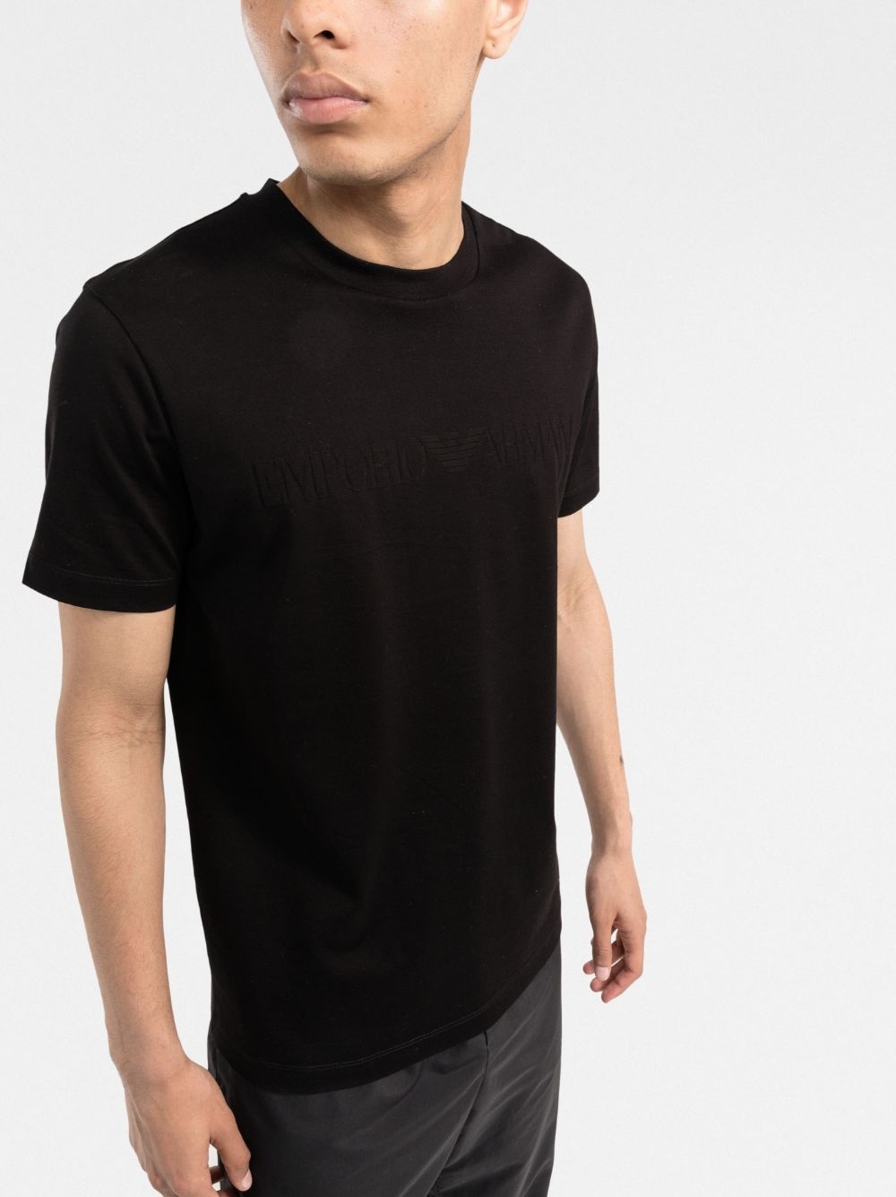 logo-print short-sleeved T-shirt - 3