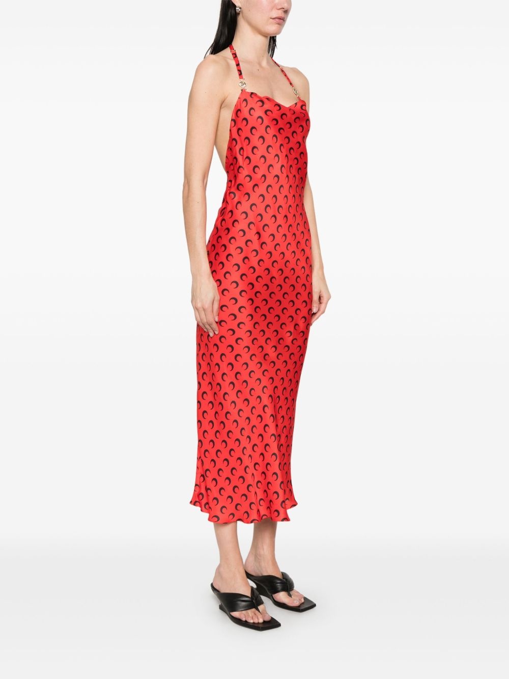 moon-print maxi dress - 3