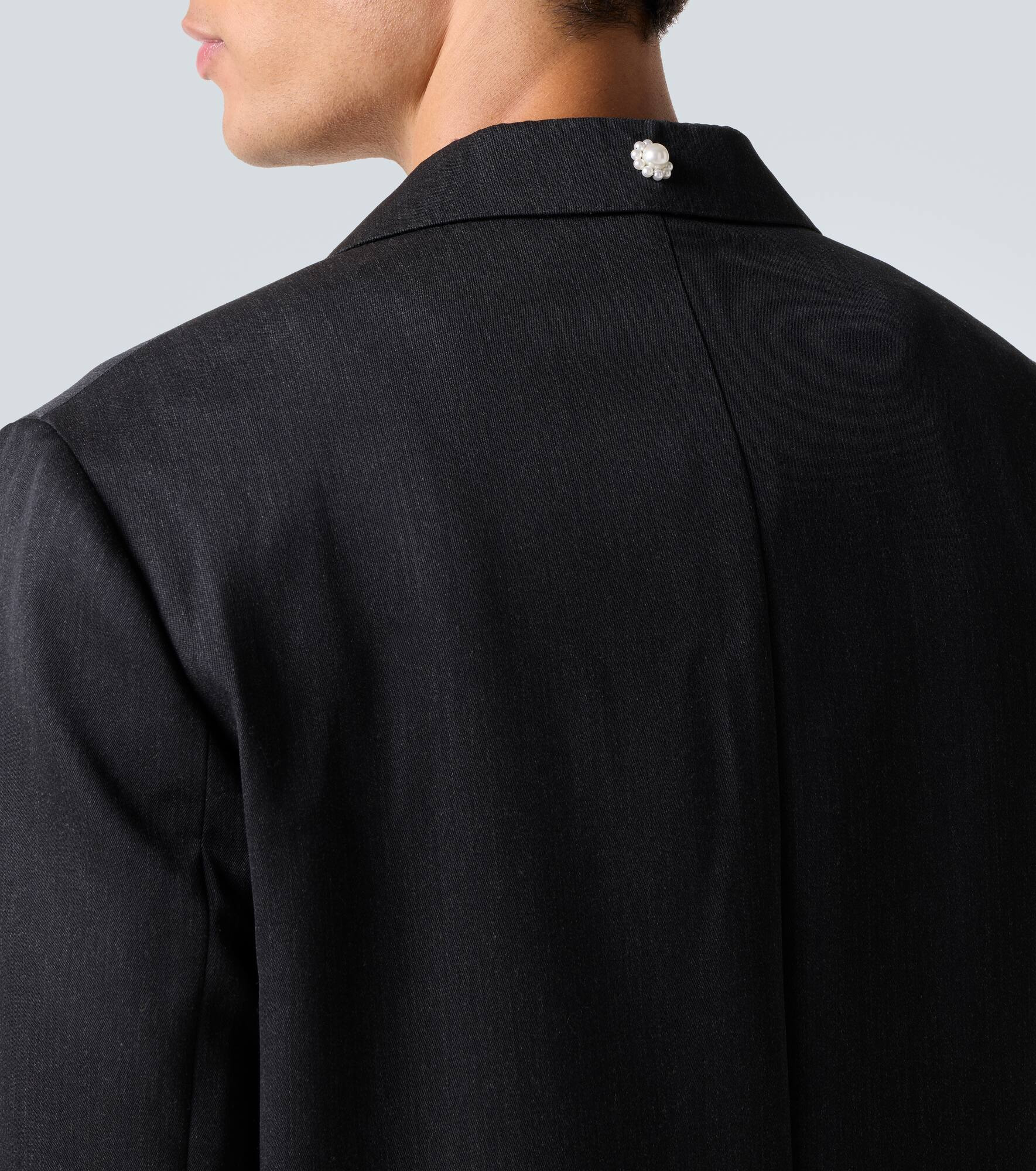 Embellished double-breasted blazer - 7