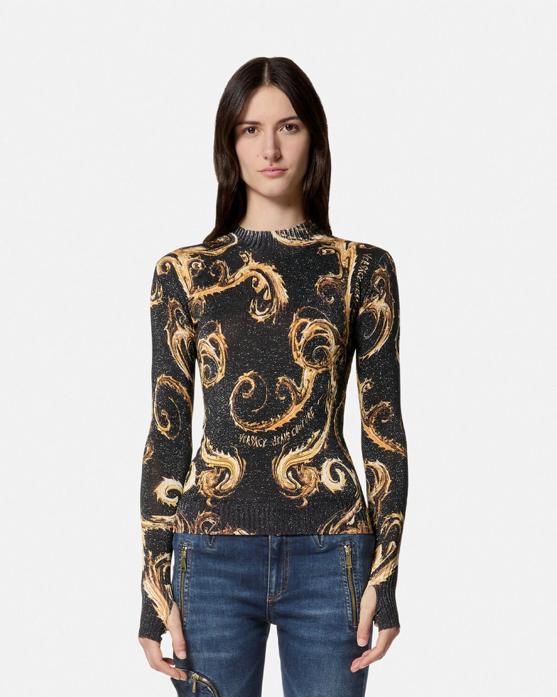 Chromo Couture Lurex Knit T-Shirt 4