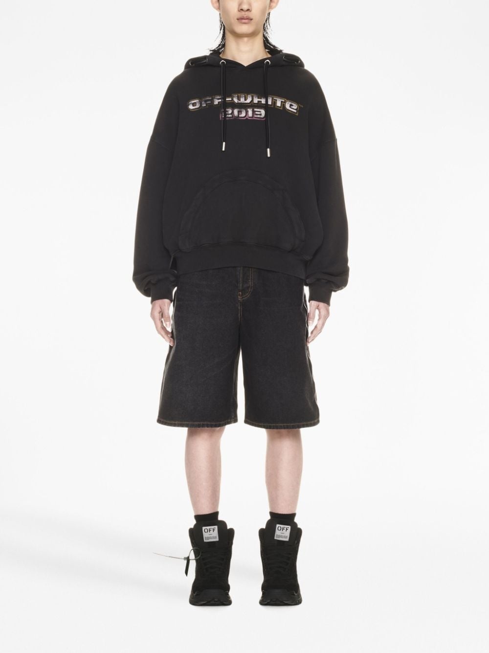 Off-White c/o Virgil Abloh Bacchus Graphic-print Cotton-jersey T-shirt in  Black for Men