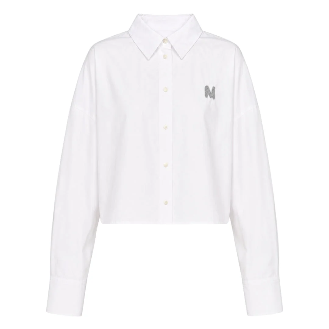 Embellished M Cropped Shirt - 1