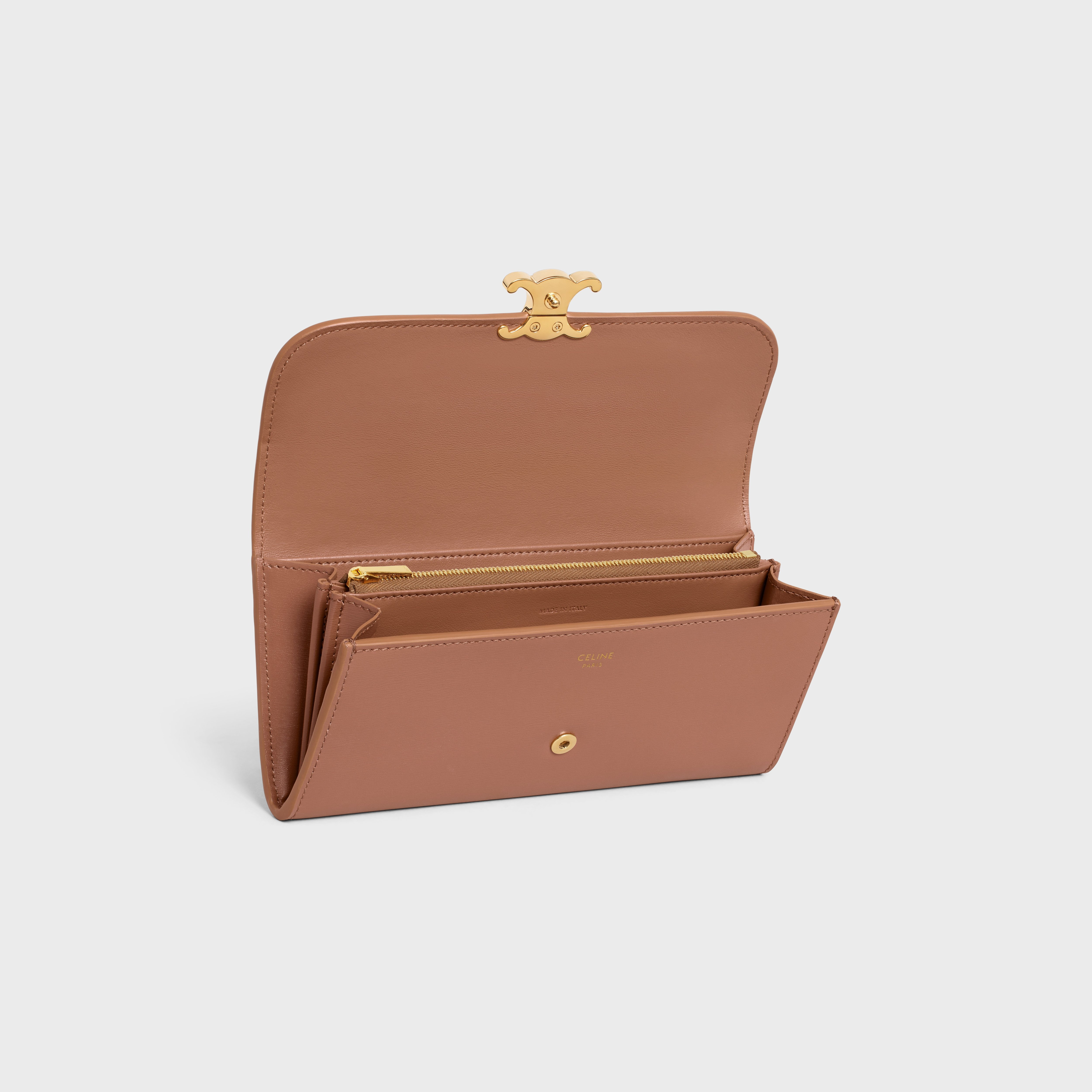 LARGE WALLET TRIOMPHE in Shiny calfskin - 4