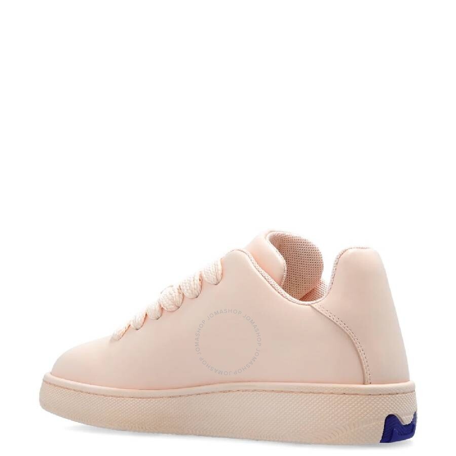Burberry Leather Box Sneakers With Equestrian Knight Motif - 4
