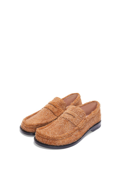 Loewe Campo loafer in brushed suede outlook