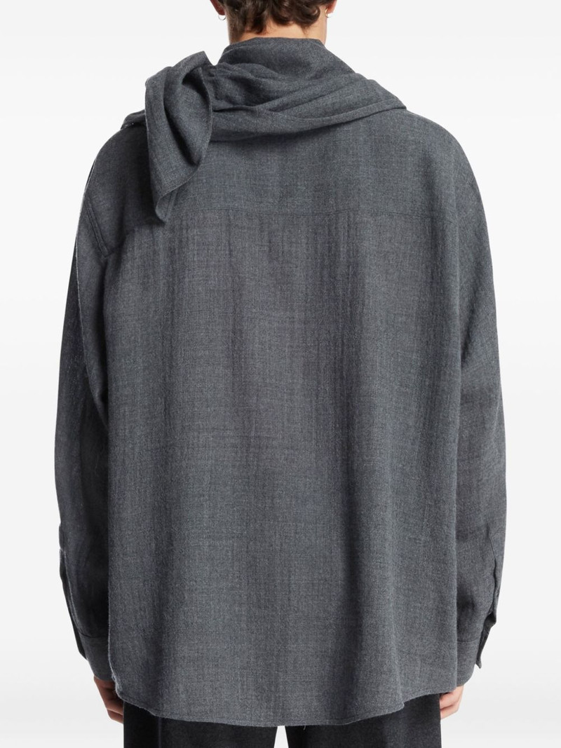 detachable scarf george shirt 5