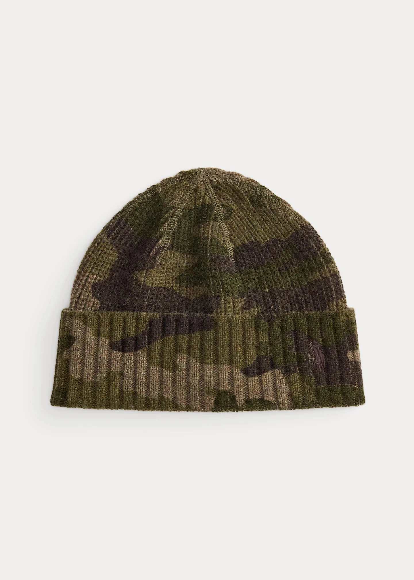 Camo Wool-Blend Beanie - 1