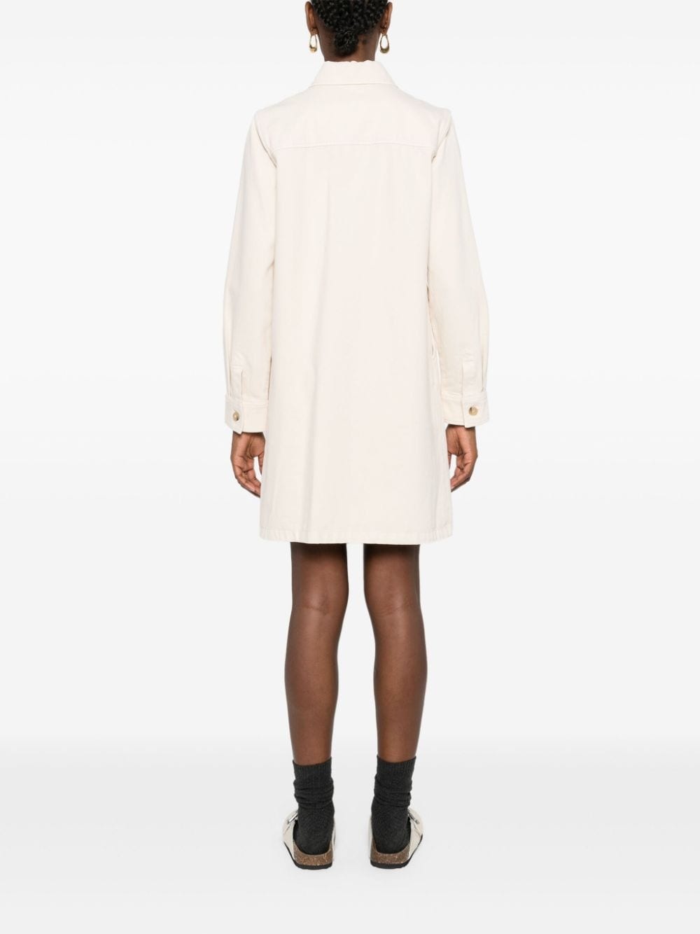 Mia denim mini dress - 4