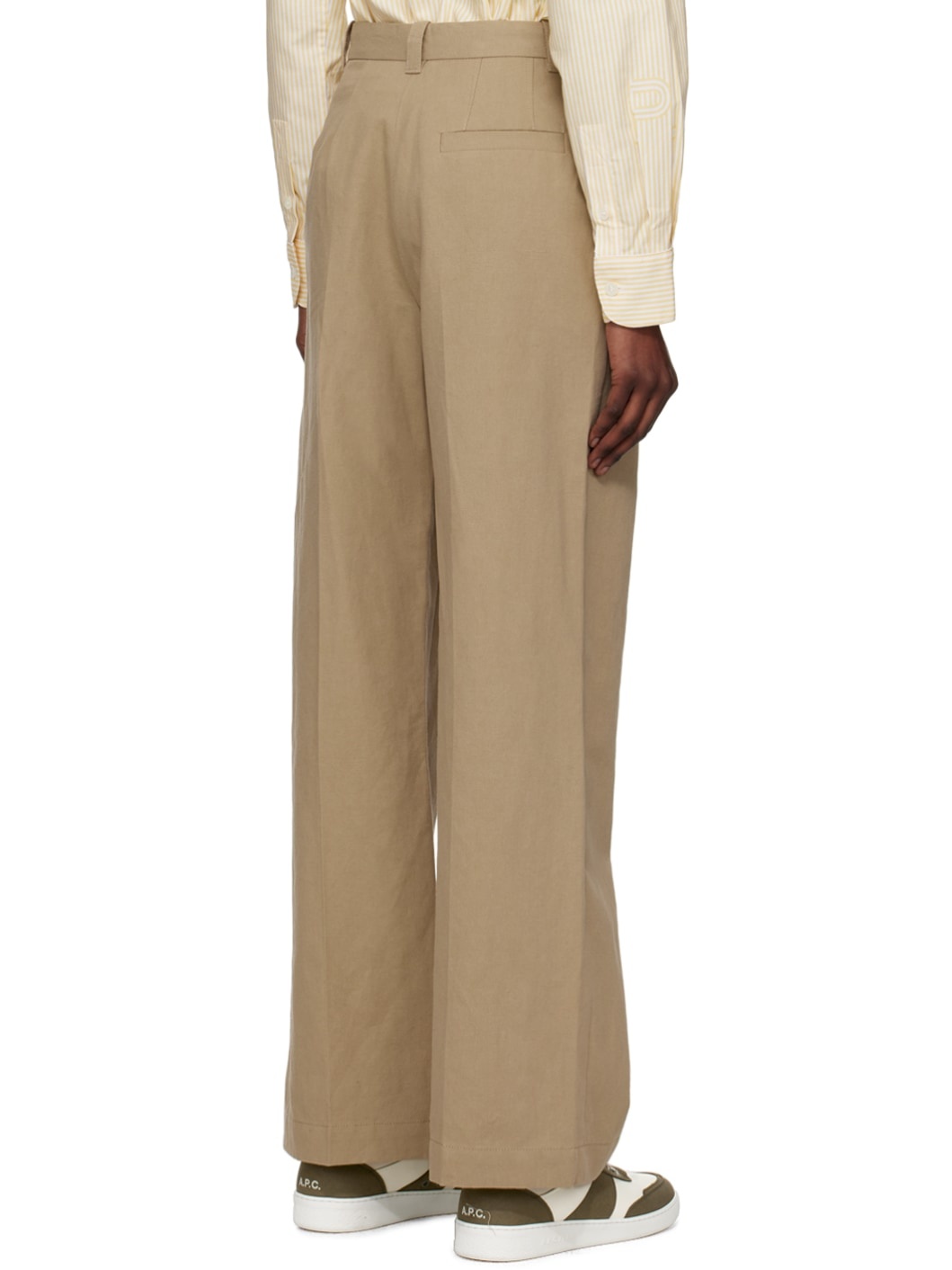 Beige Tressie Trousers - 3