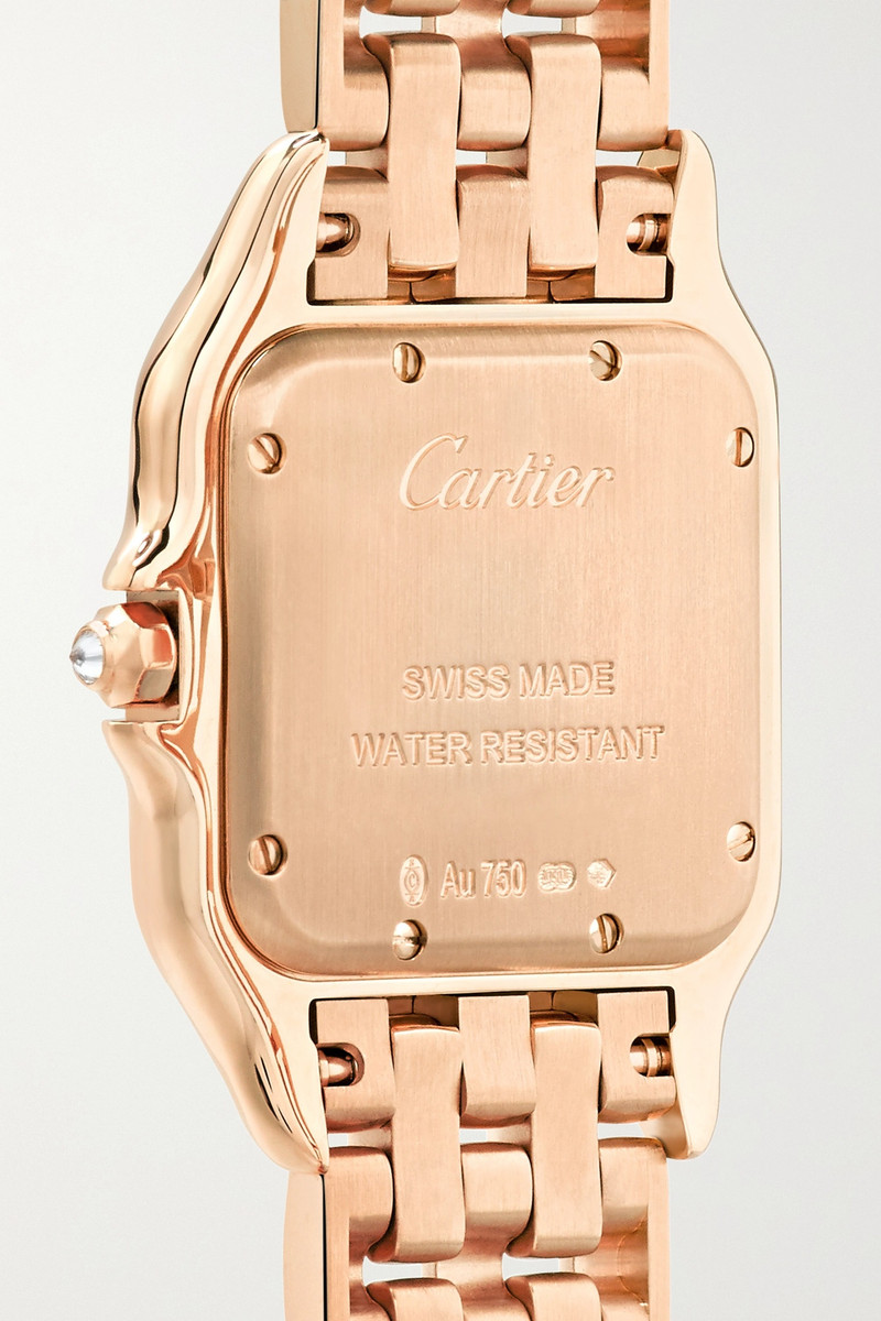 Panthère de Cartier medium 27mm 18-karat pink gold and diamond watch 4