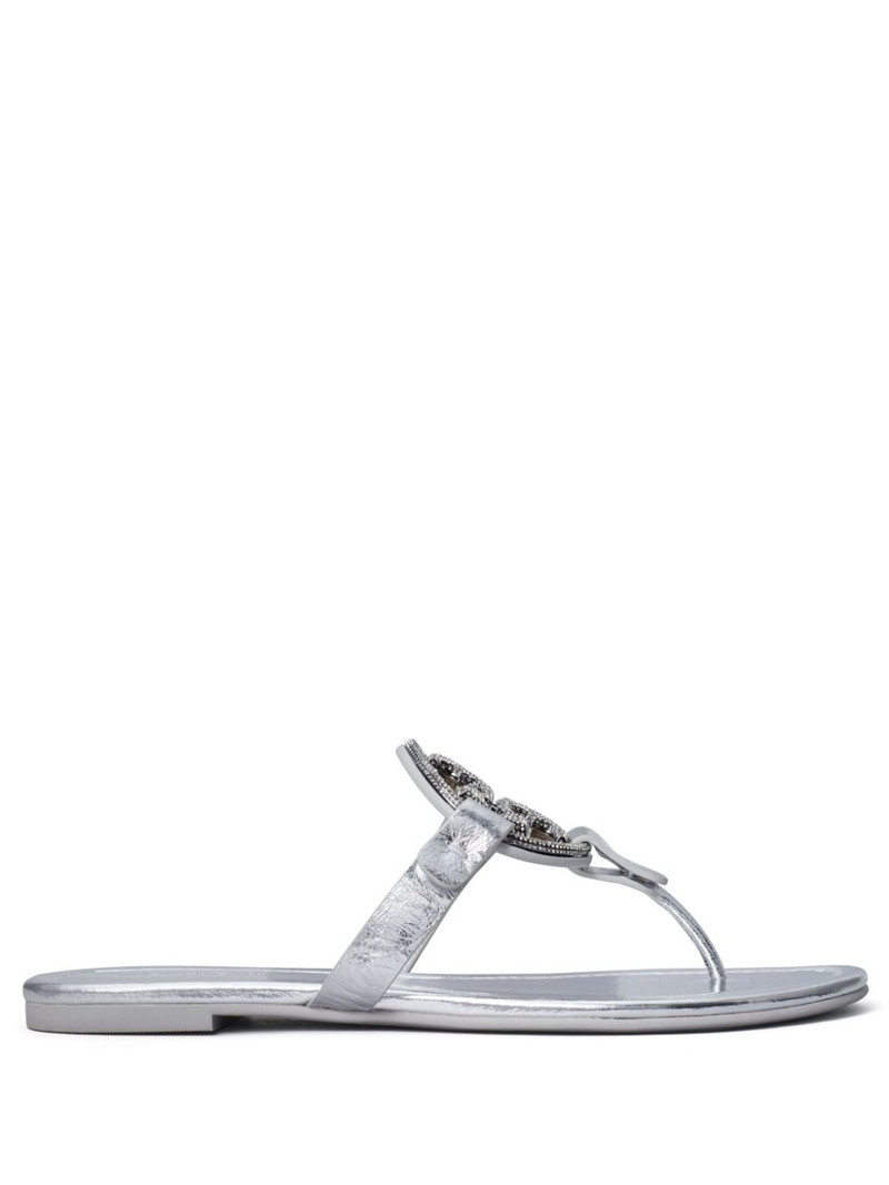Miller logo-plaque sandals 1