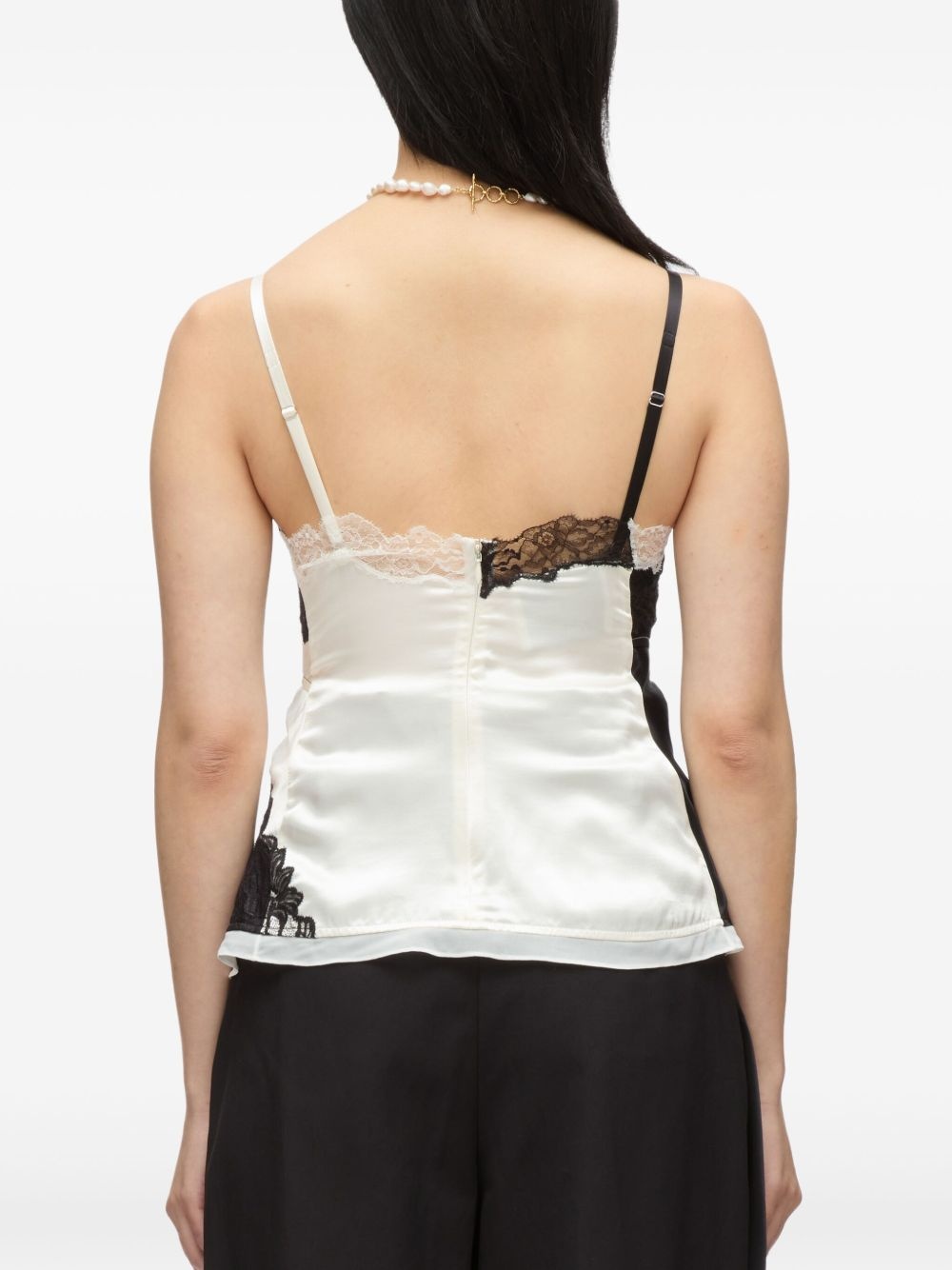 asymmetric satin top - 5