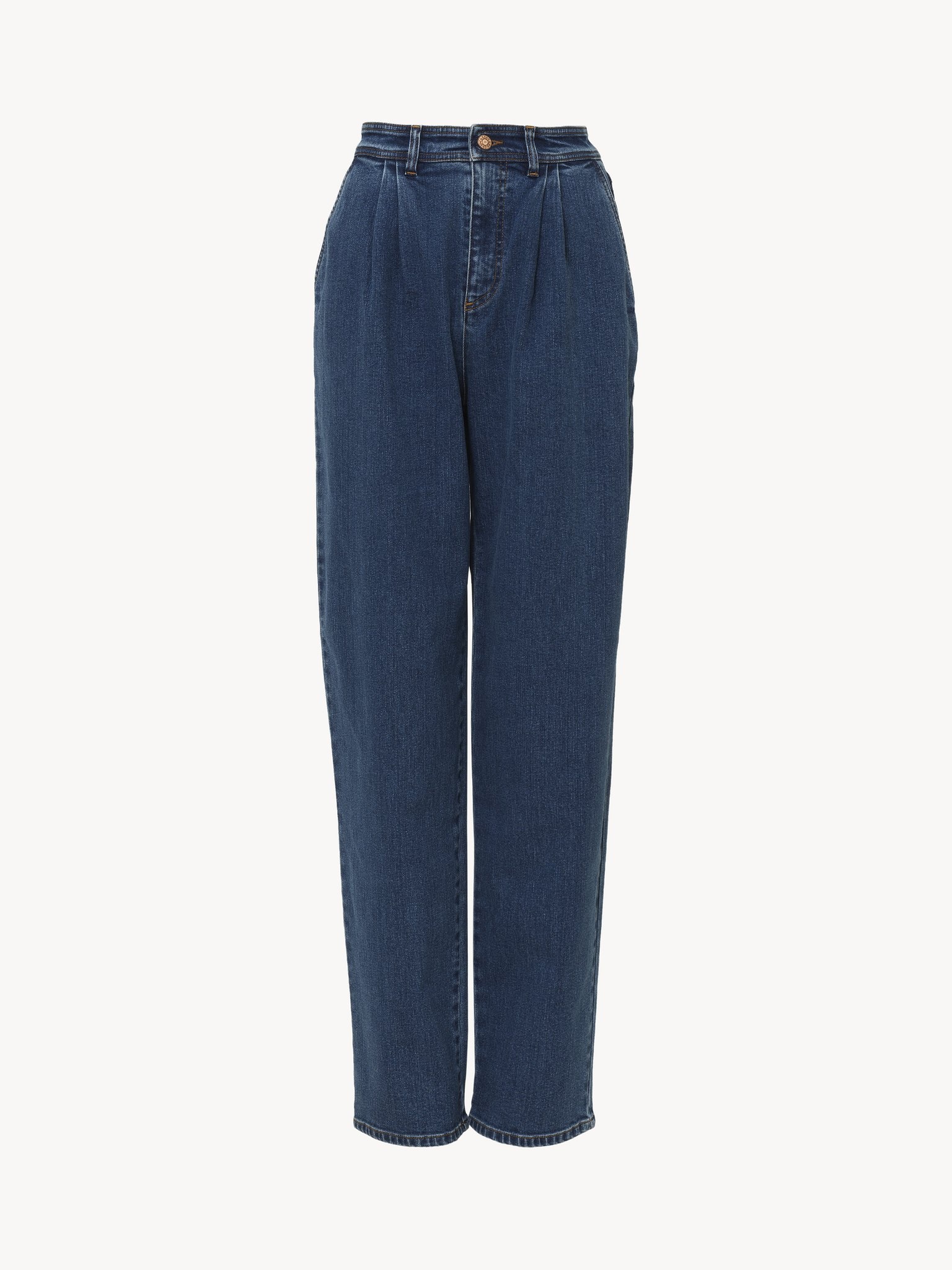 TAPERED DENIM PANTS - 4