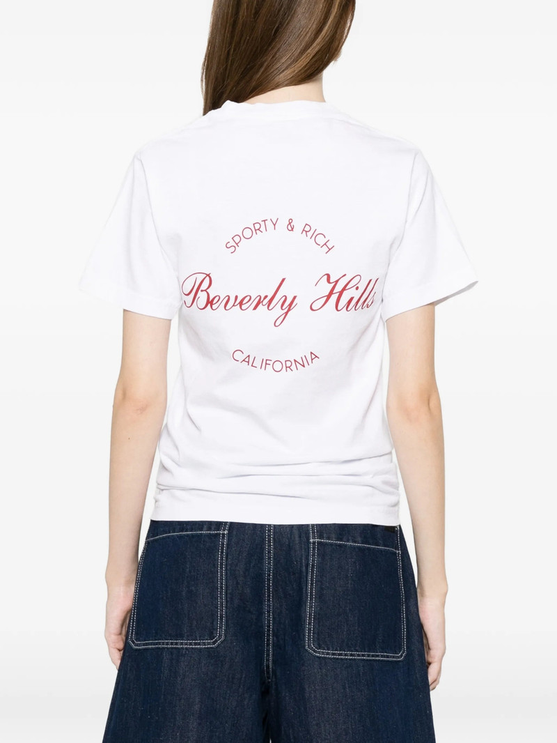 Sporty & Rich Script T-shirt 4