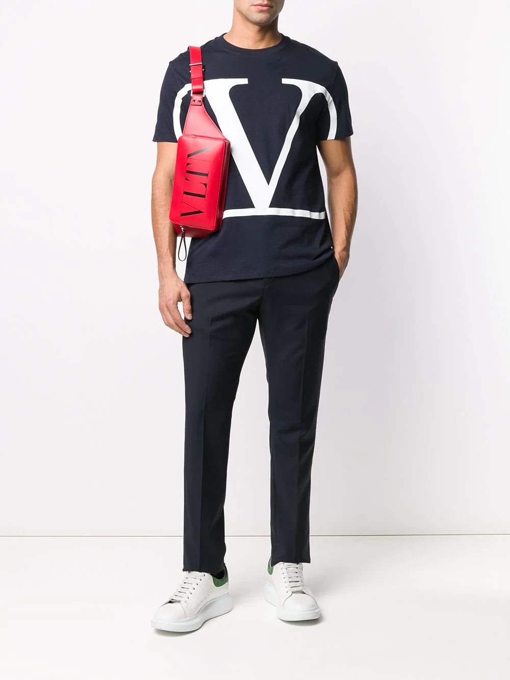 side-stripe tailored trousers - 2
