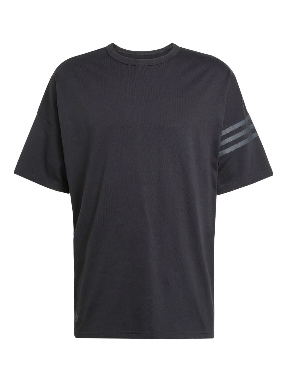 three-stripe logo cotton T-shirt - 1