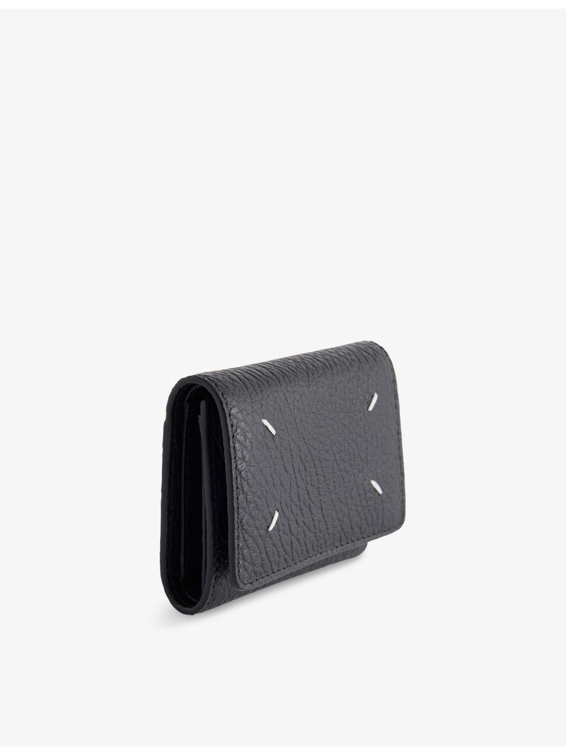 Maison Margiela Four-Stitch Leather Trifold Wallet outlook