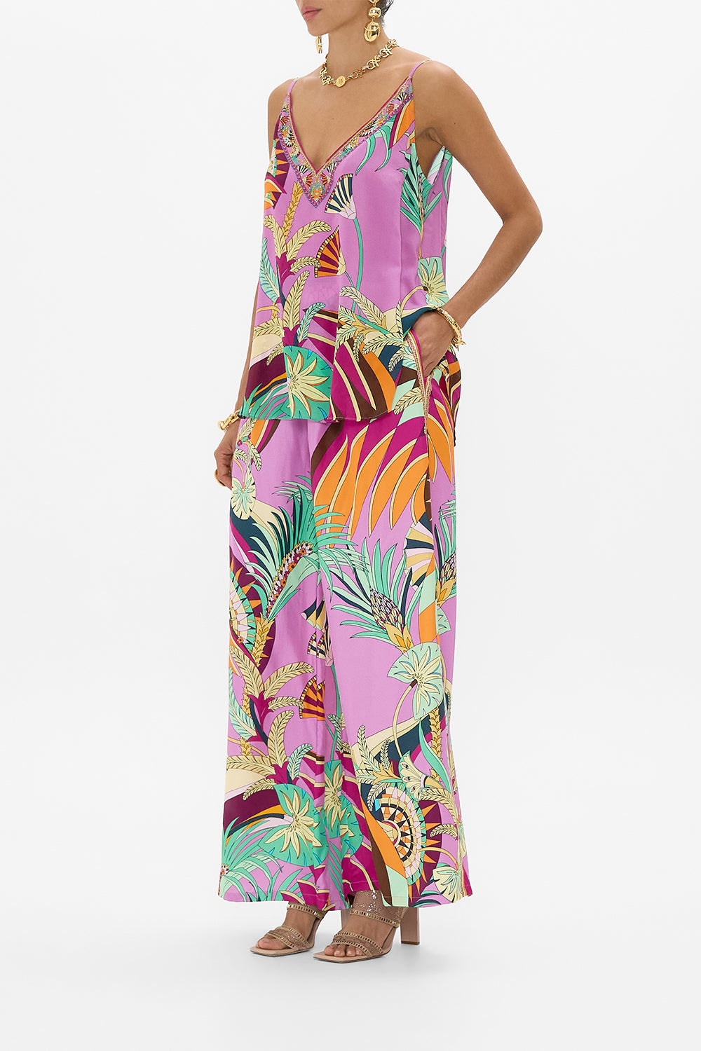 TUCK FRONT PANT - 4