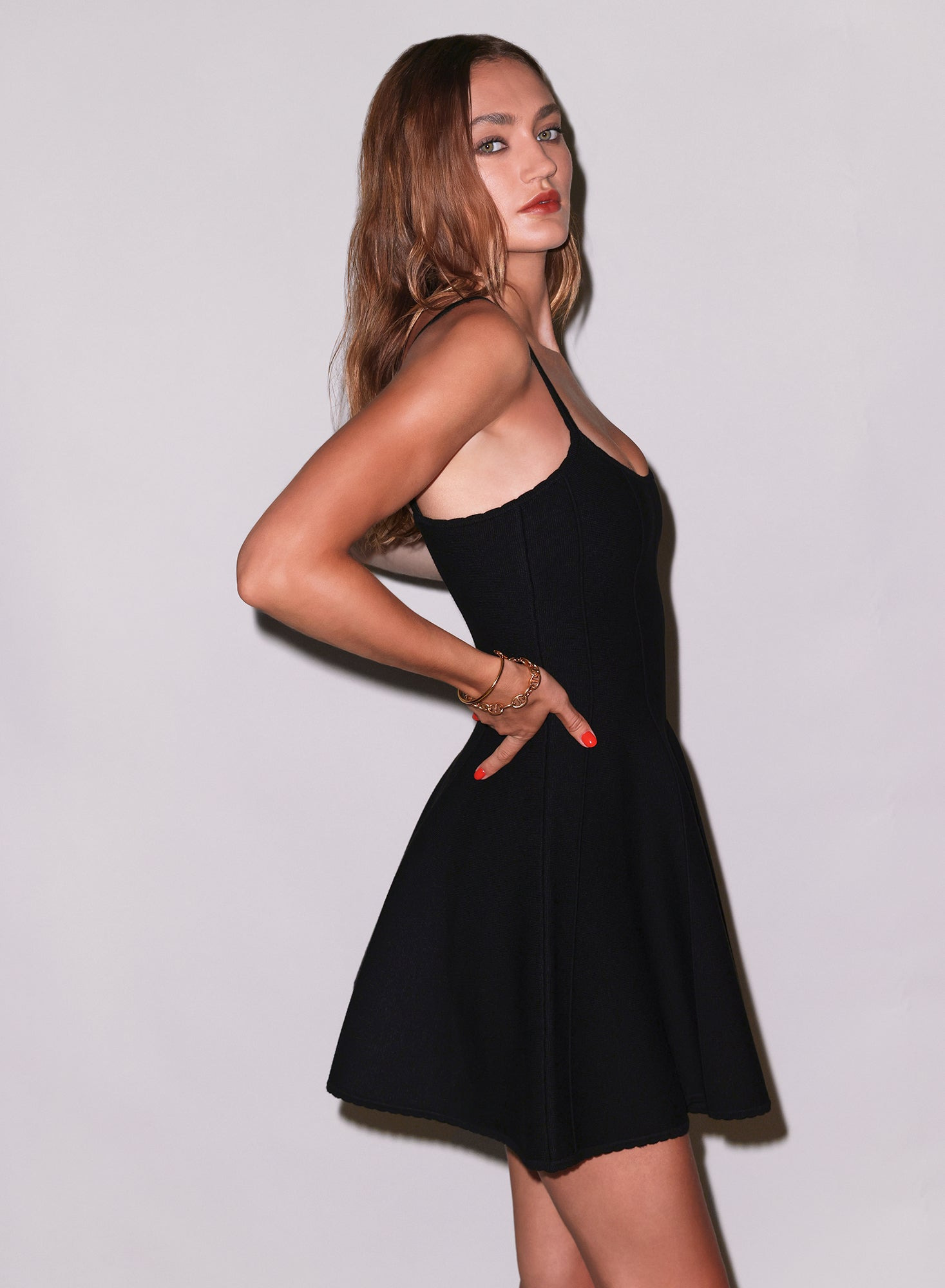 Flared Corset Dress - 4