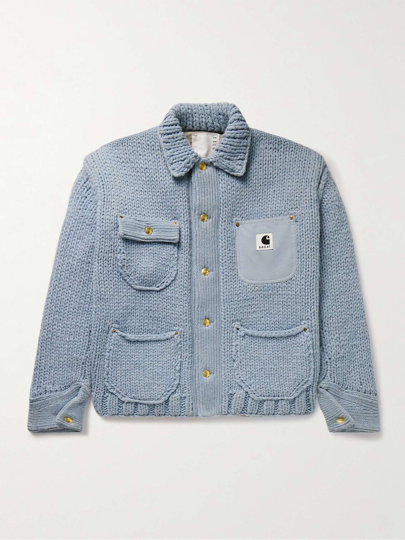 + Carhartt WIP Michigan Canvas-Trimmed Wool-Blend Overshirt 1