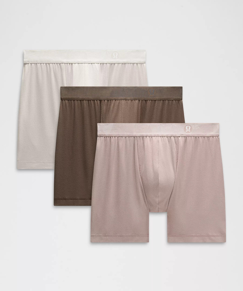 Always In Motion Mesh Boxer 5" *3 Pack 1