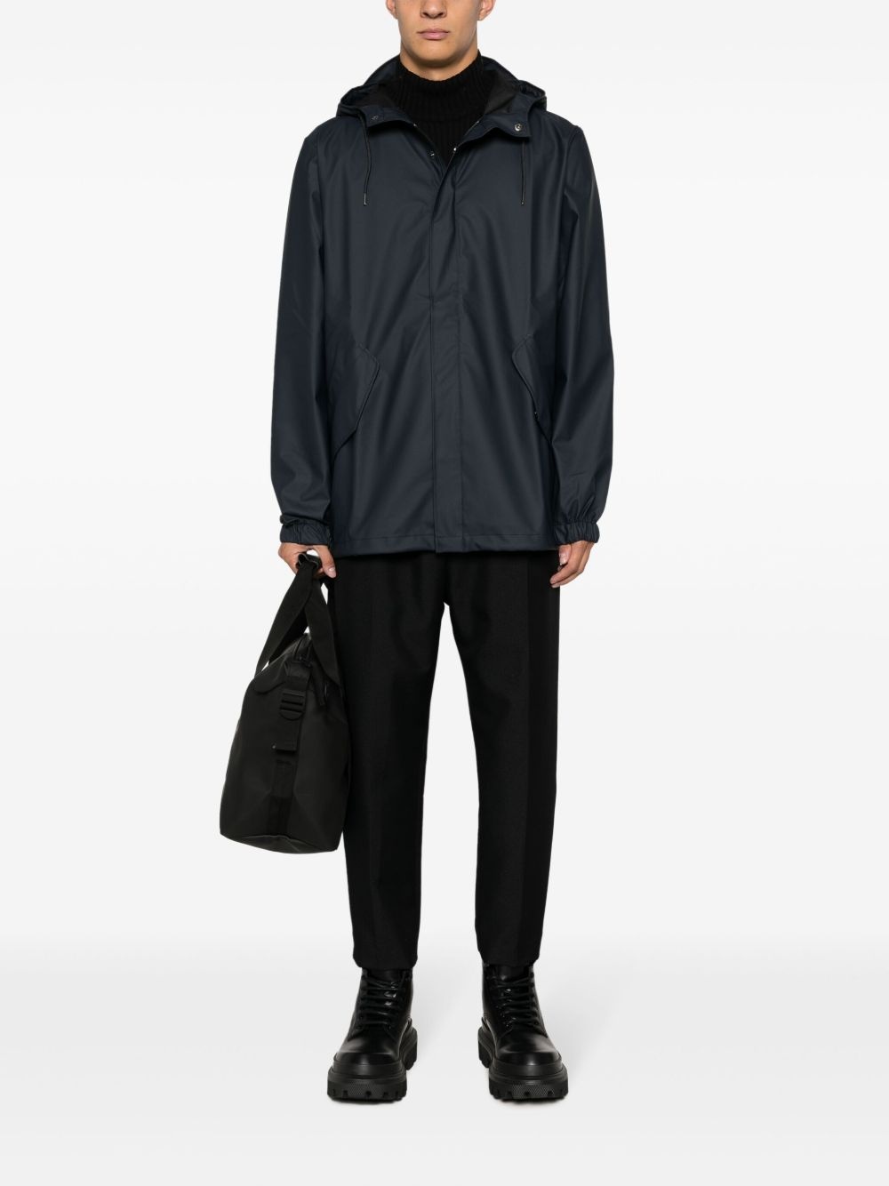 Fishtail hooded raincoat - 2
