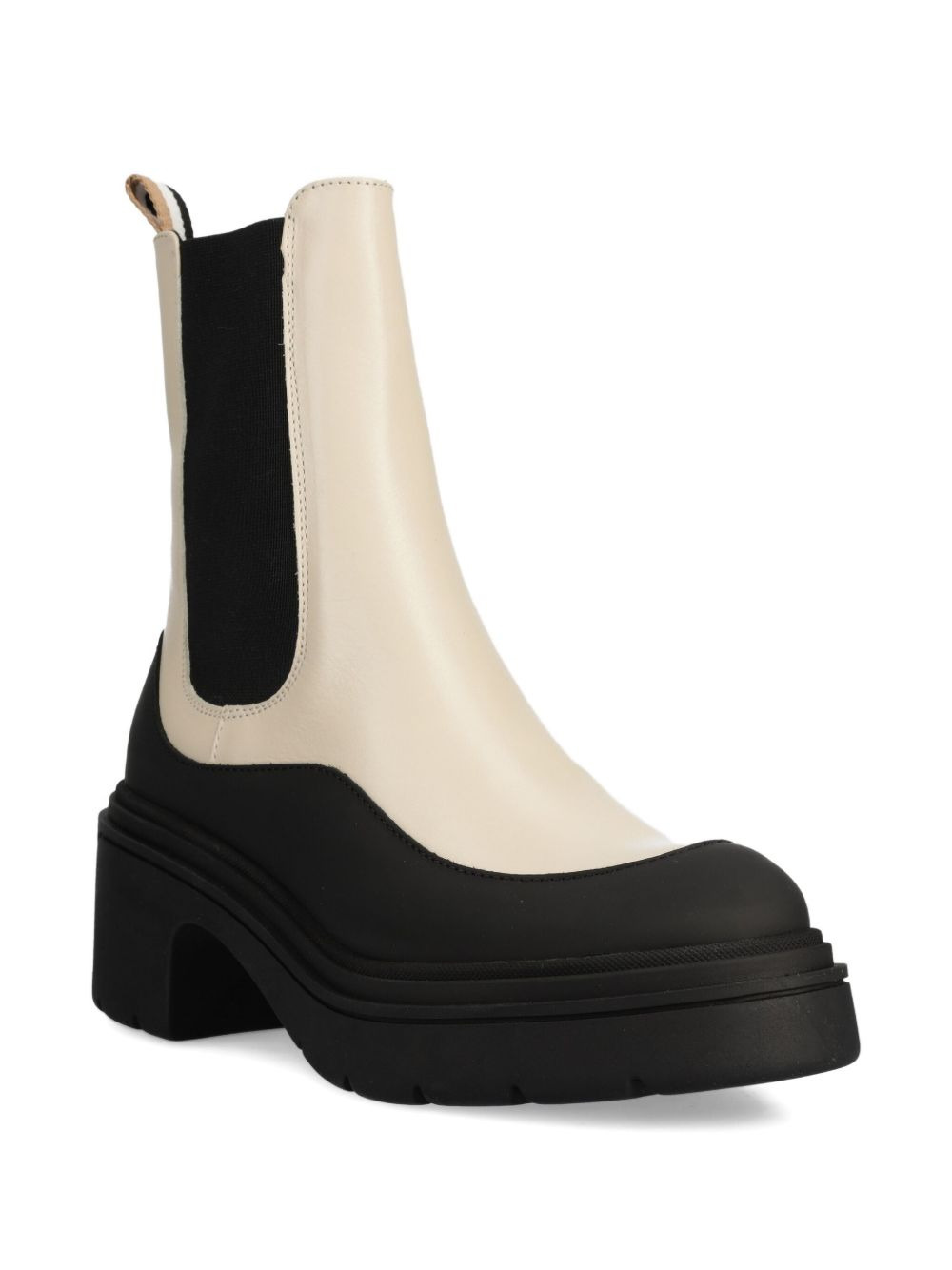 70mm elastic-panels platform chelsea boots - 2