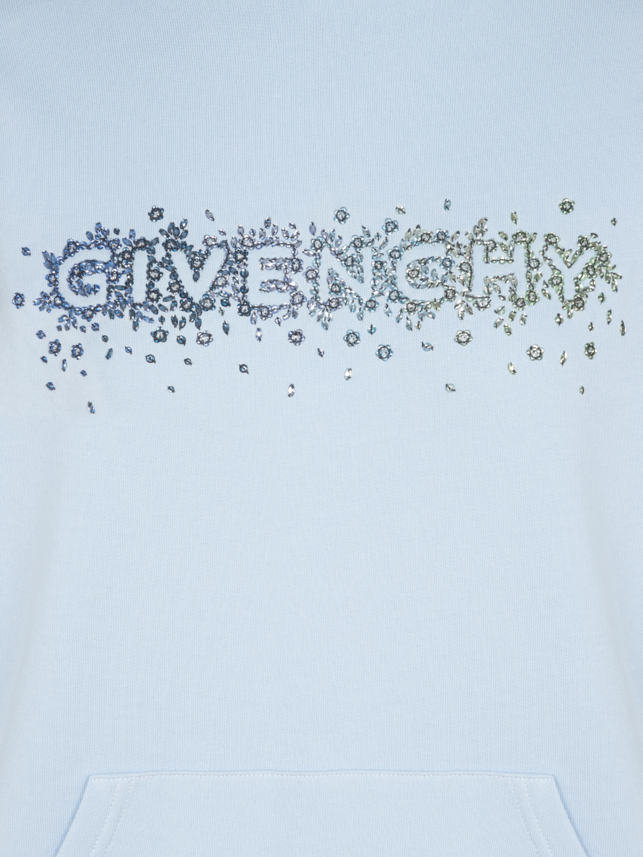 GIVENCHY crystals embroidered hoodie - 5