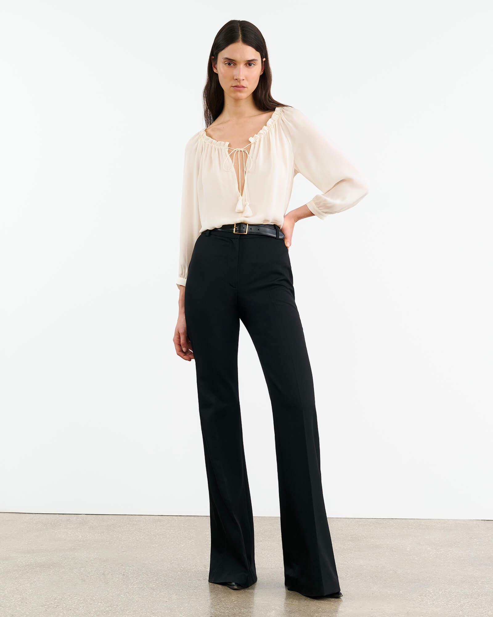 CARLEY S. SILK BLOUSE - 4