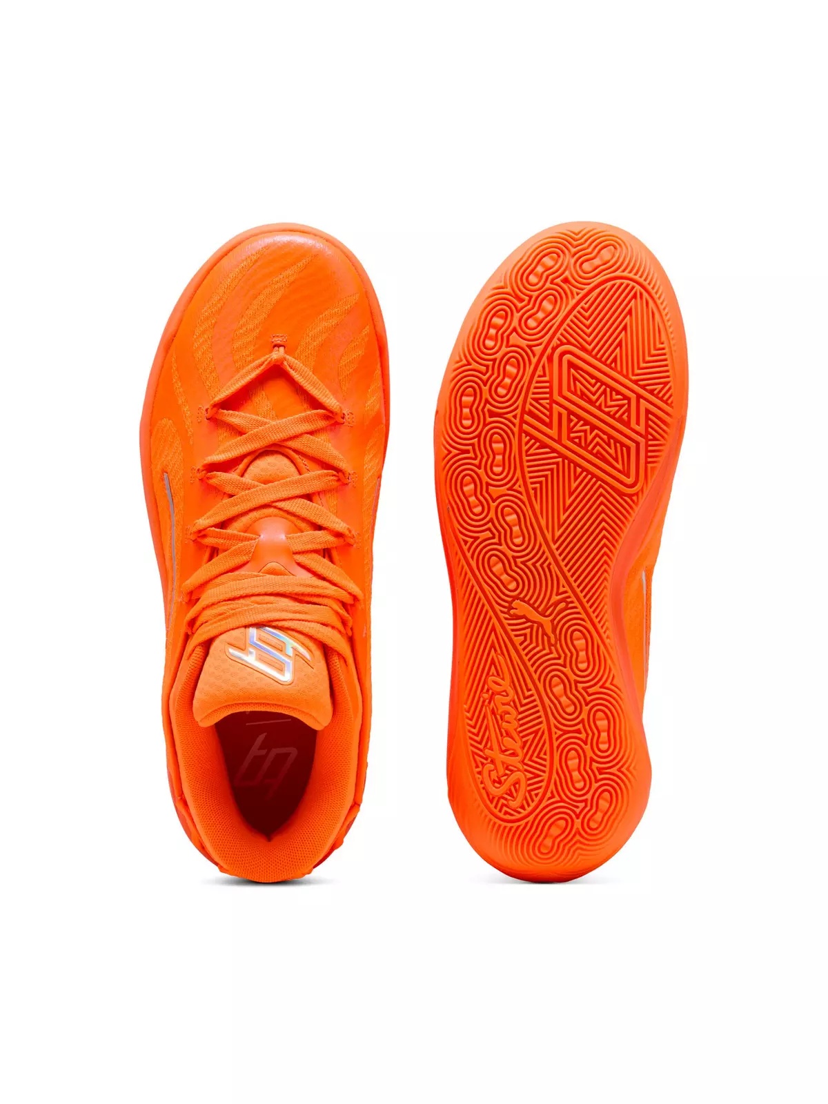 PUMA Stewie 4 Flawless "Sun Stream/Fluro Orange Pes" Women's Basketball Shoe - 4