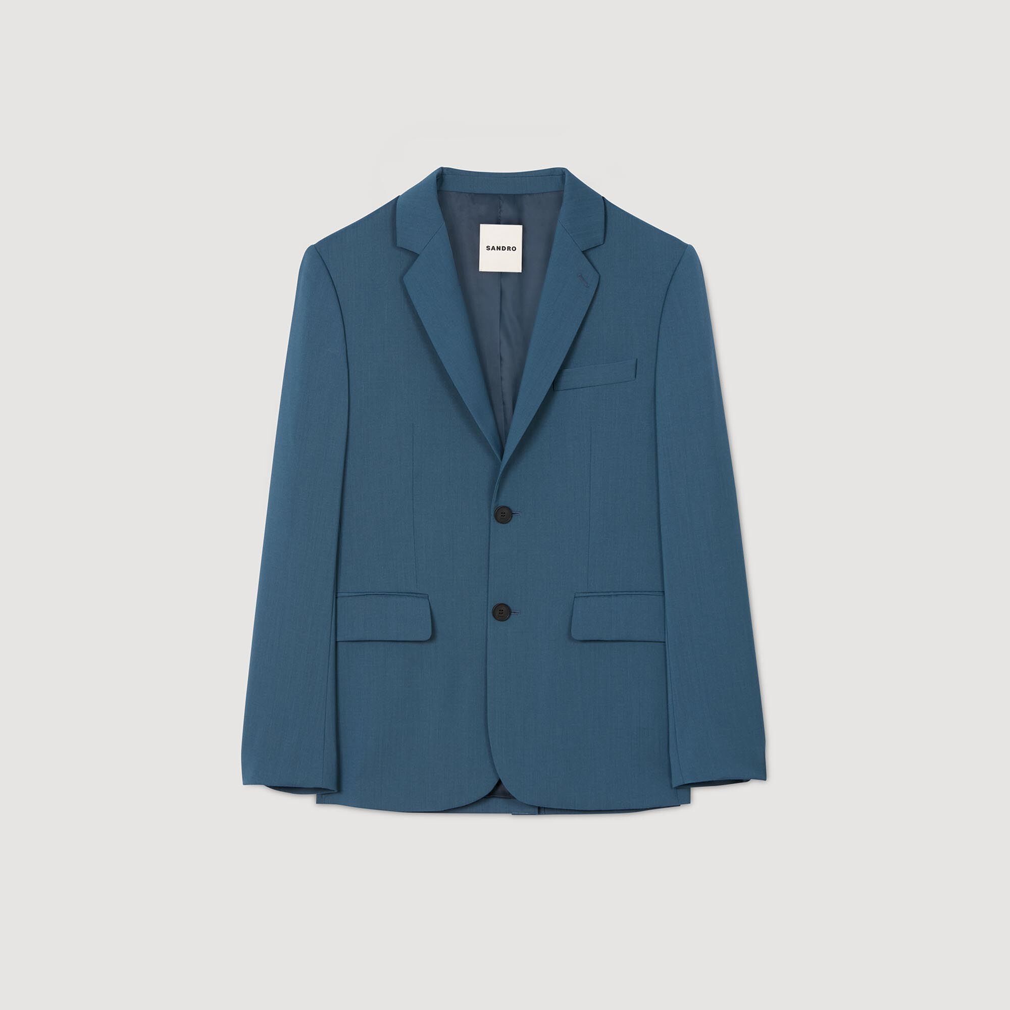 WOOL SUIT JACKET - 7