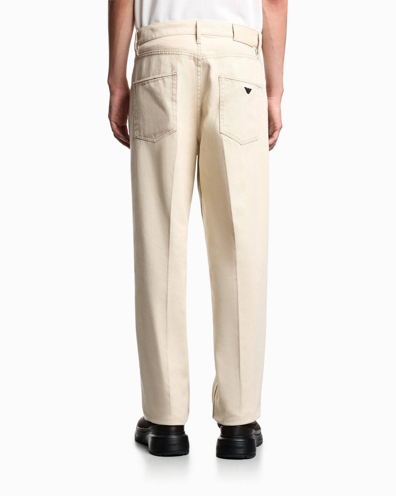 J73 LOOSE-FIT JEANS IN COTTON BULL - 3