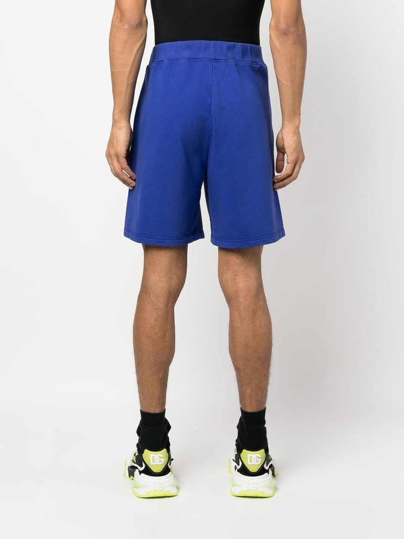 cotton logo print shorts 4