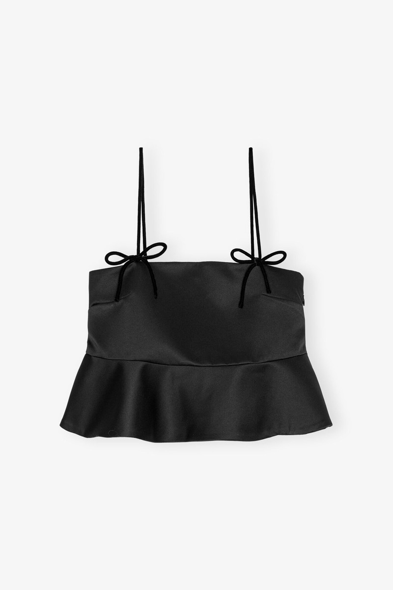 BLACK DUCHESSE SATIN 상단 - 1