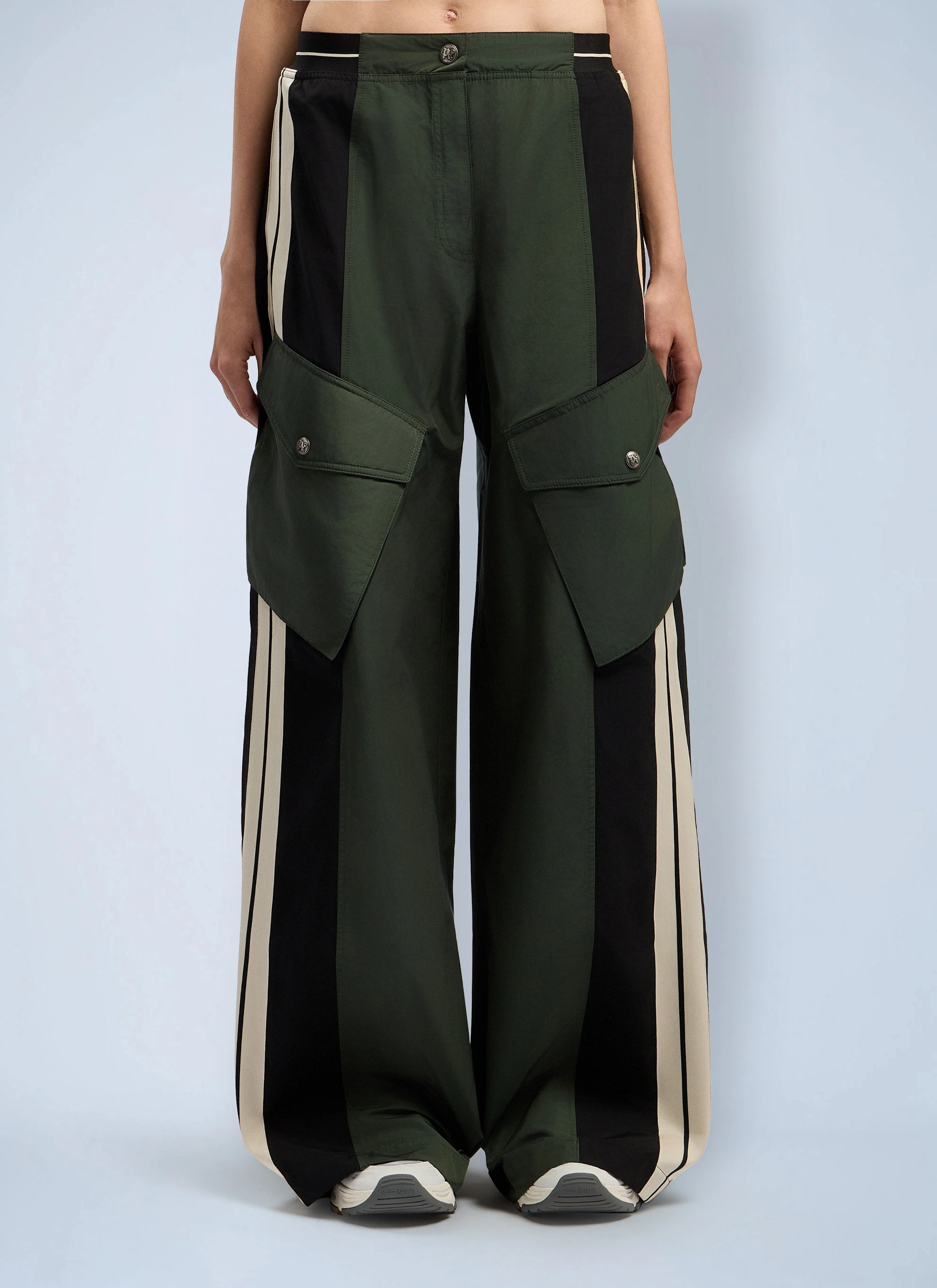 Palm Angels Women Panel Cargo Pants - 1