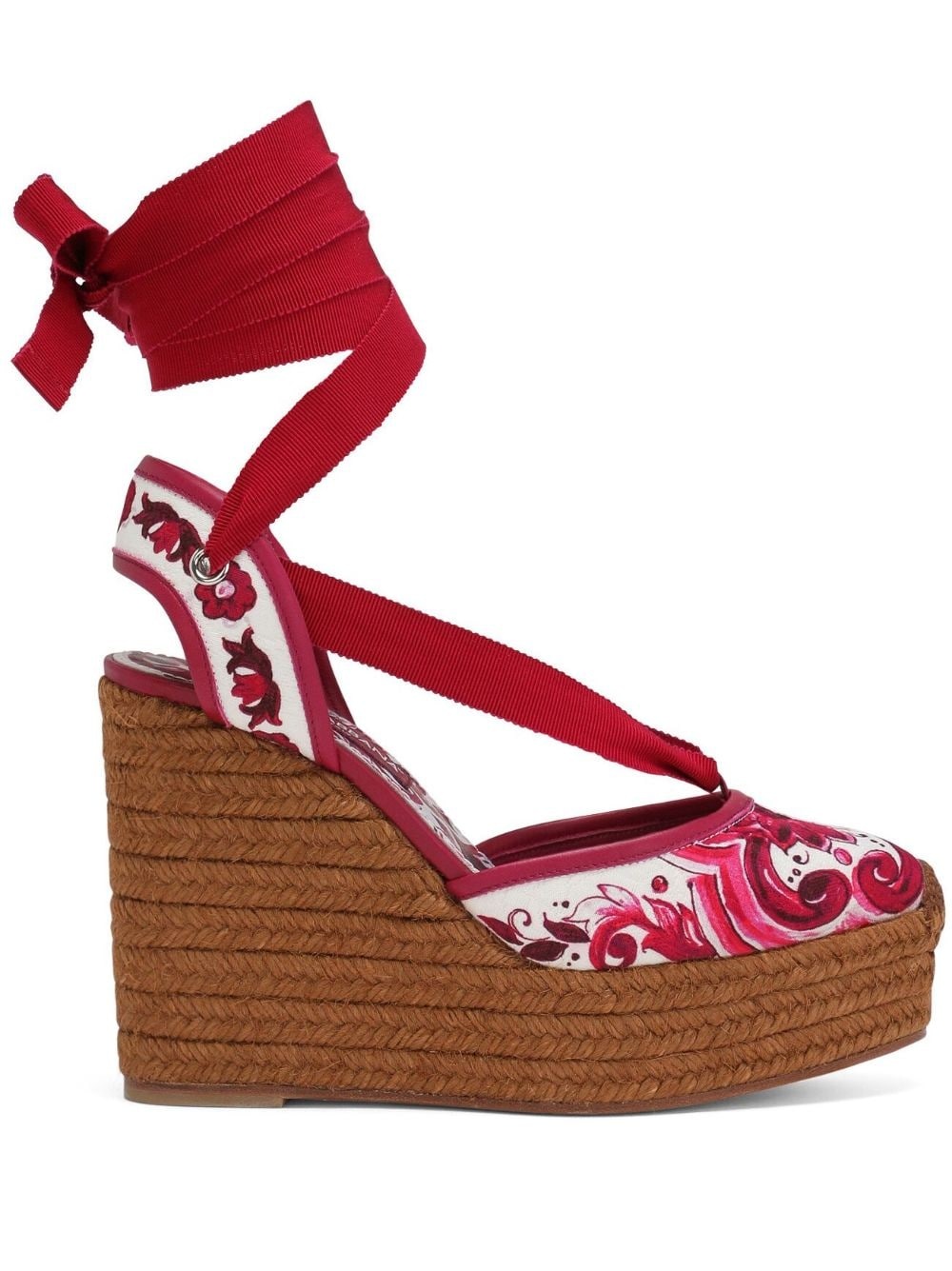 Majolica-print espadrilles - 1