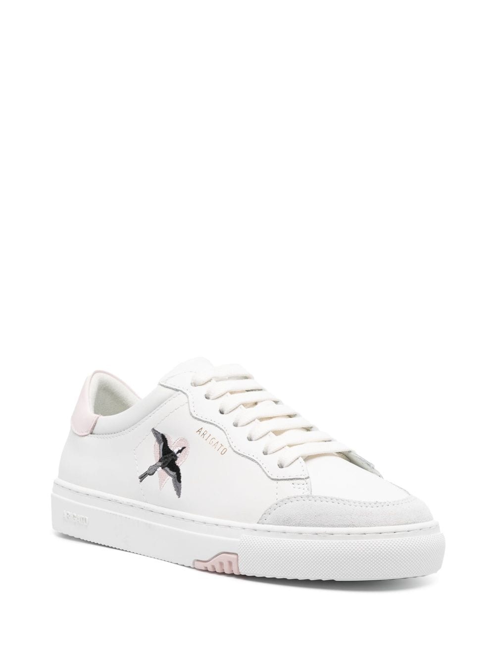 Clean 90 embroidered leather sneakers - 2