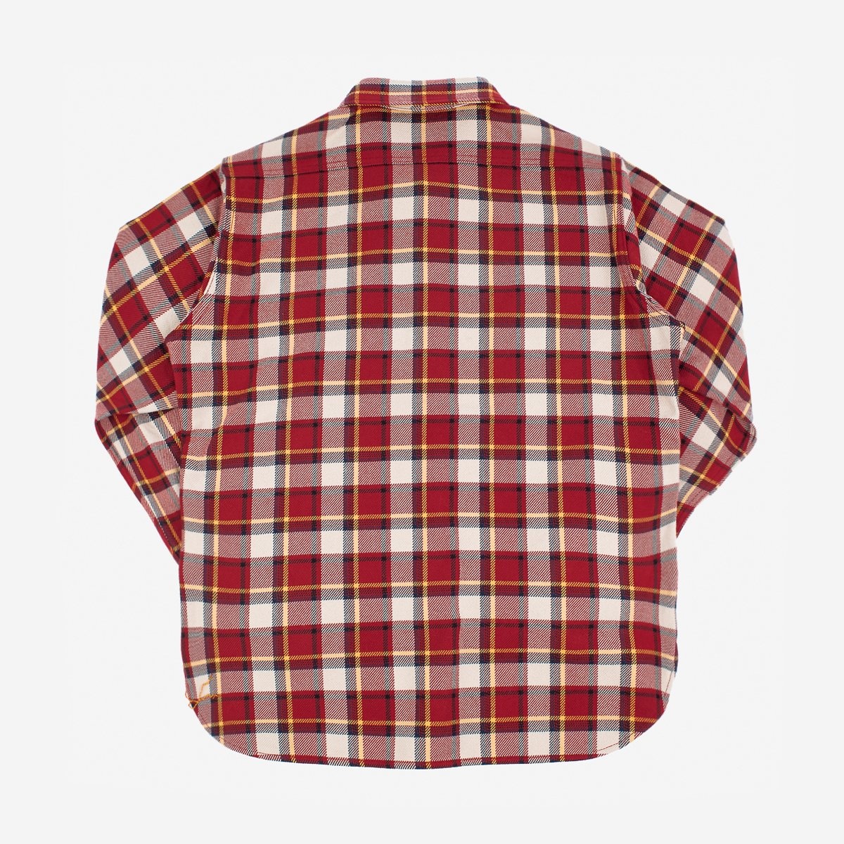 Ultra Heavy Flannel Classic Check Work Shirt - Red - 5