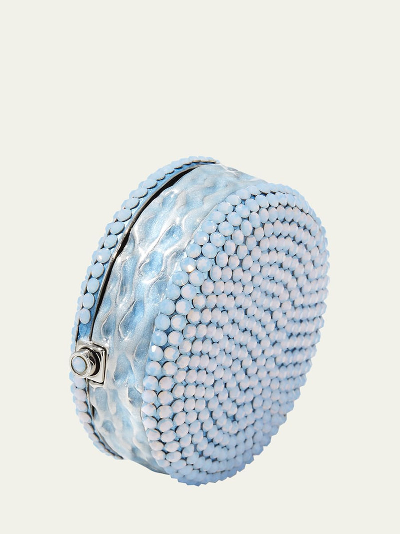 JUDITH LEIBER Macaron Crystal Pillbox outlook