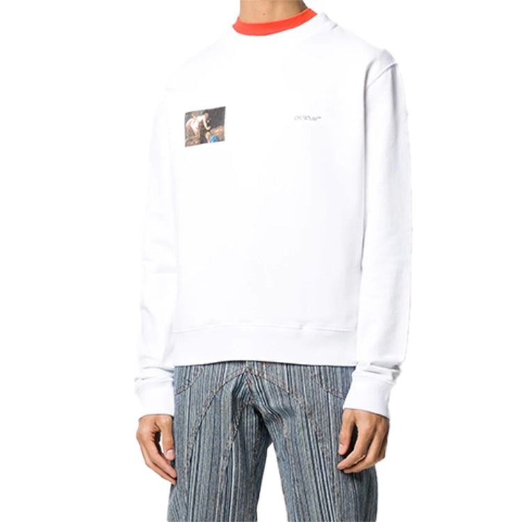 Off-White FW20 Caravaggio Angel Sweatershirt OMBA025E20FLE0050110 - 3