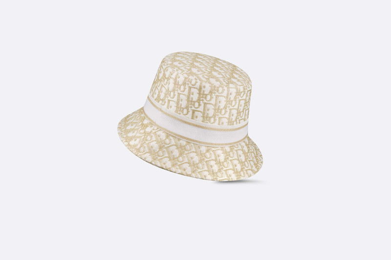 D-Bobby Dior Oblique Small Brim Bucket Hat 3