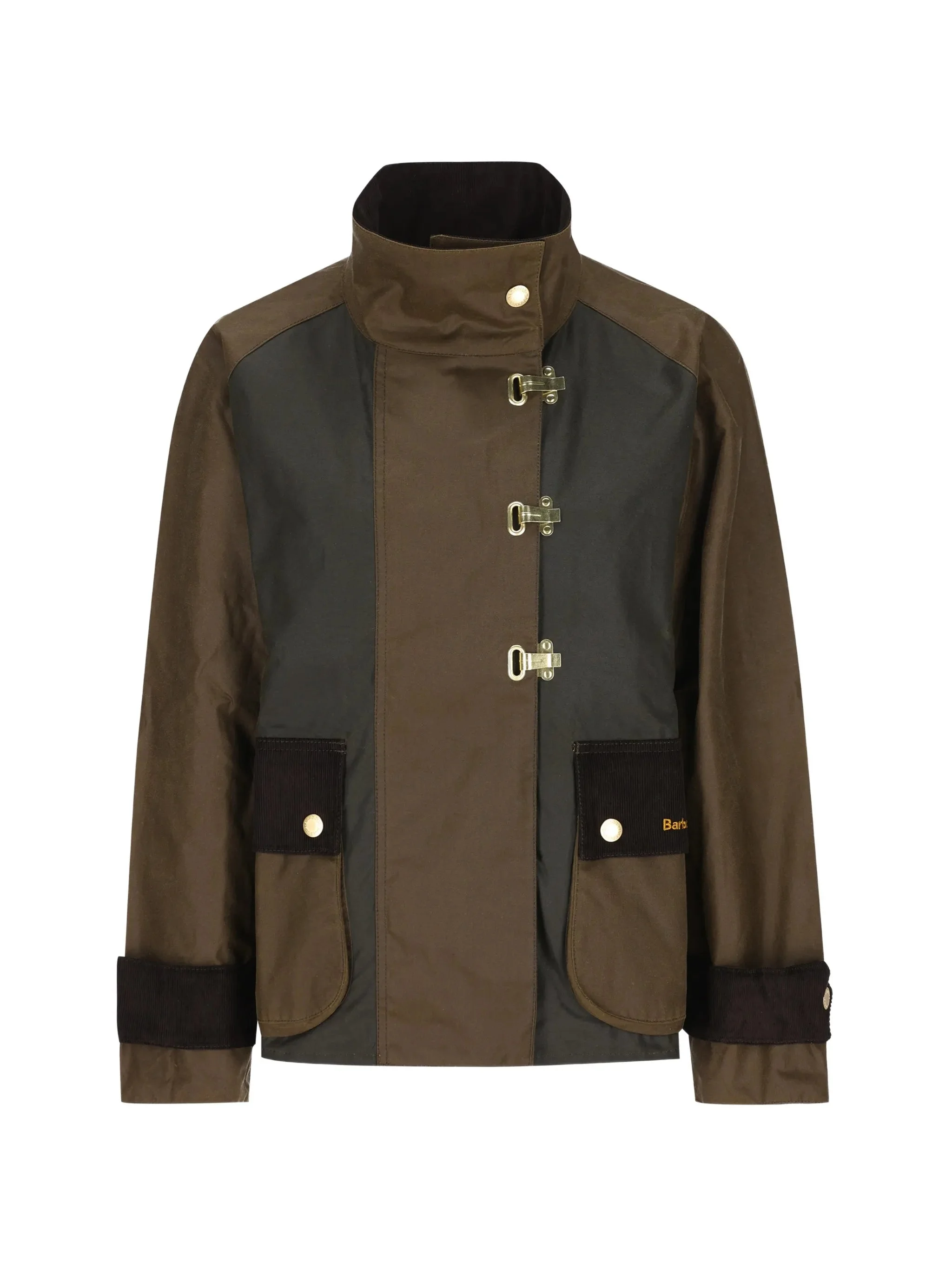 Barbour Hazelwood Corduroy-trim Lobster-claw Jacket - 1