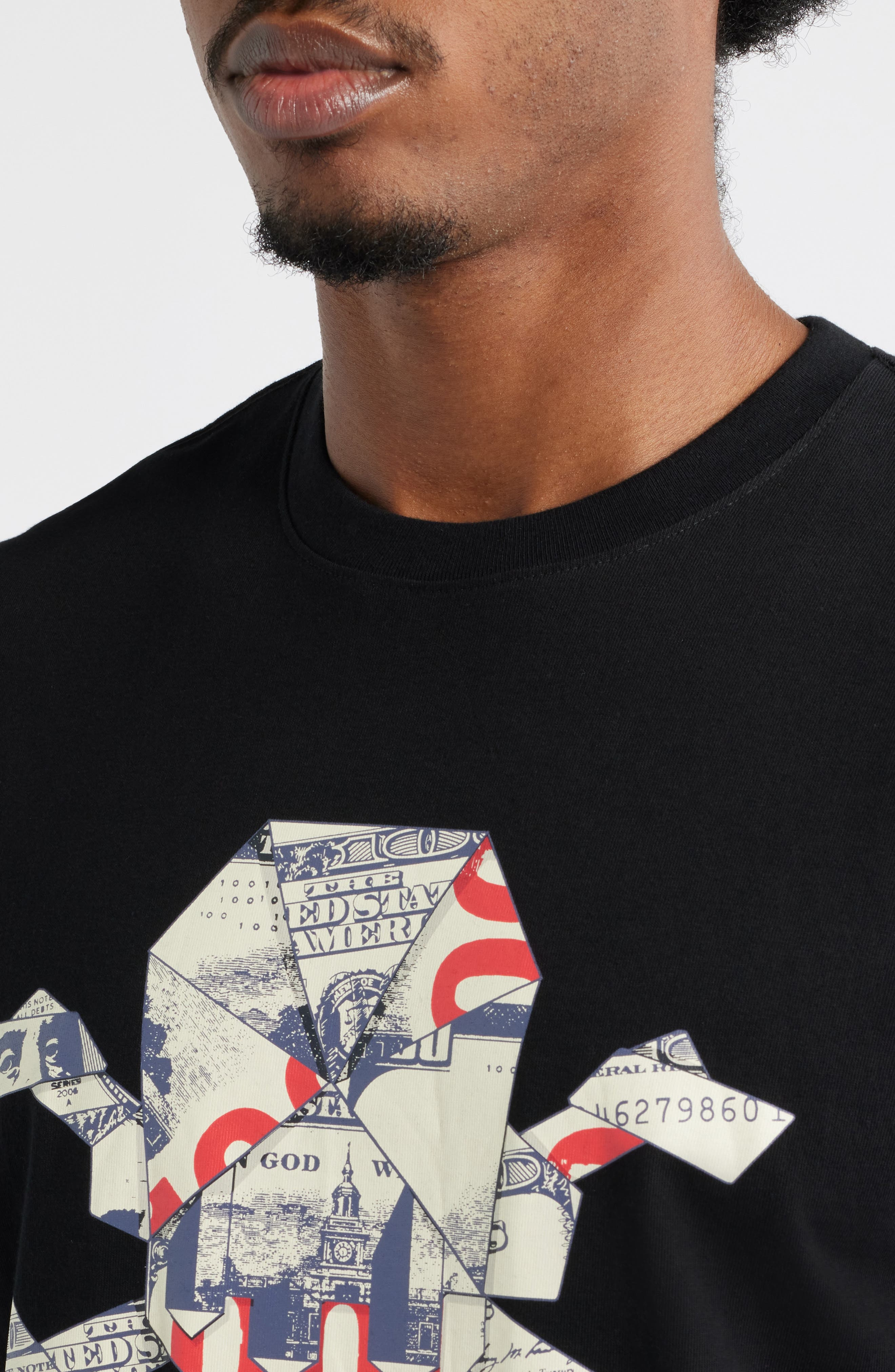 ICECREAM Origami Cotton Graphic Tee in Black at Nordstrom - 4