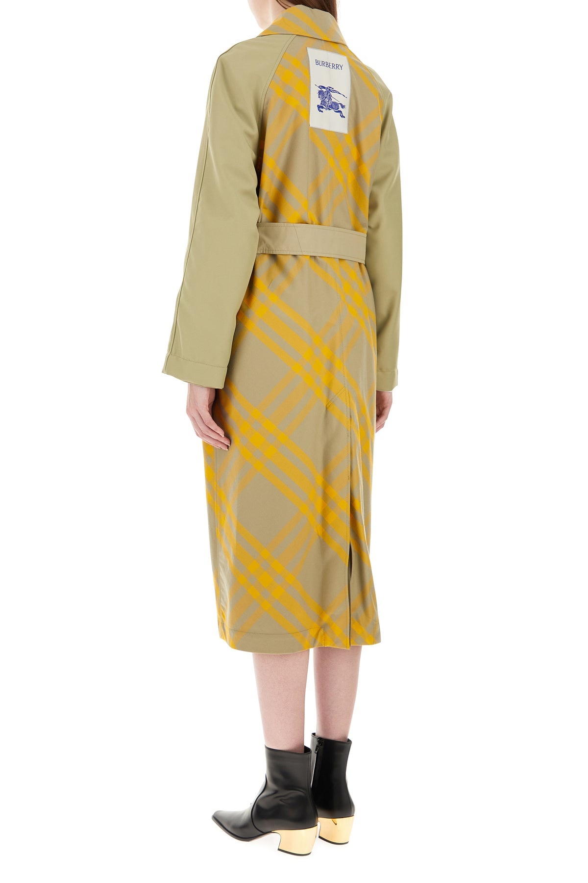 Two-tone cotton reversible Bradford trench coat - 4