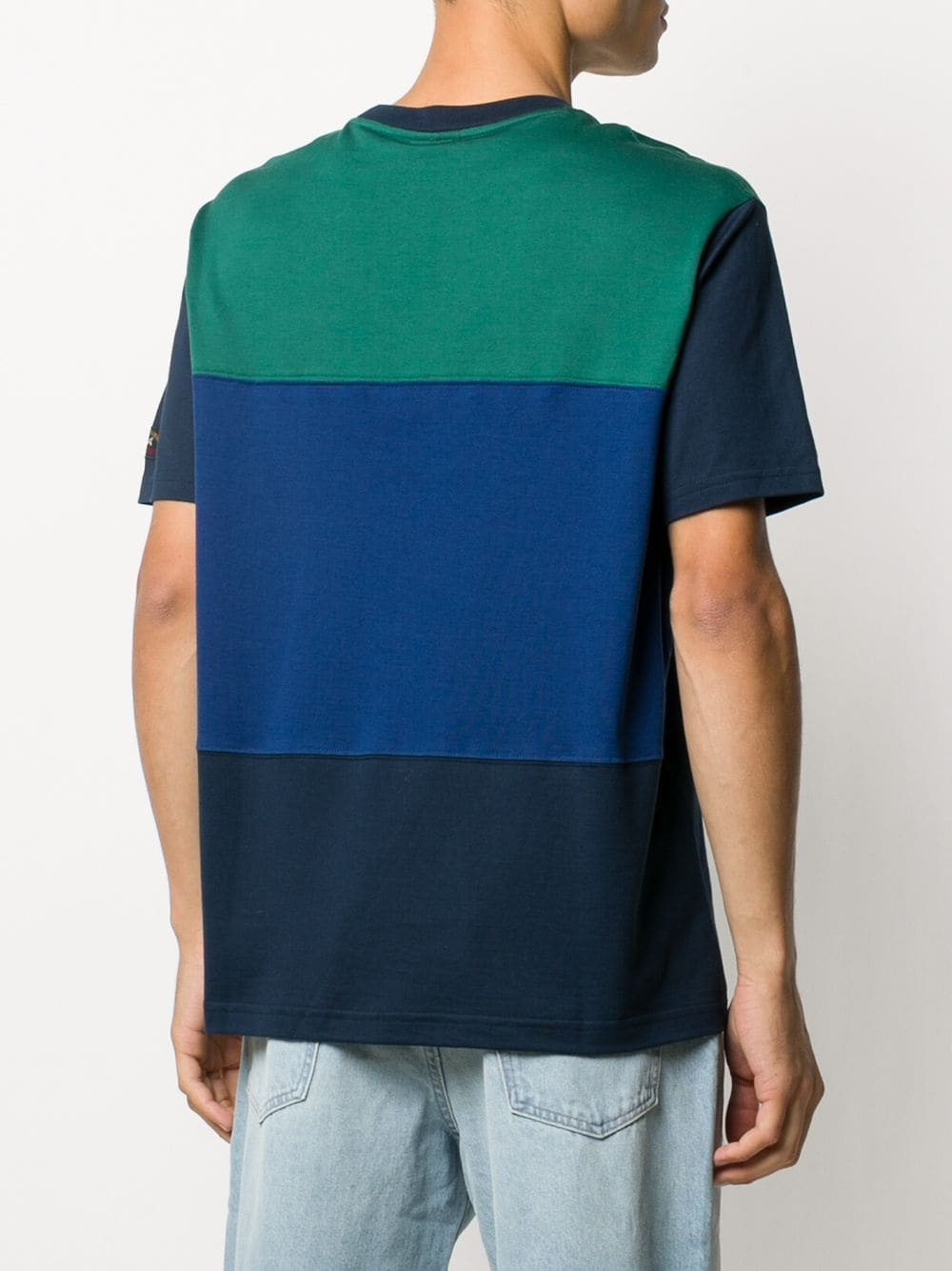 colour-block logo t-shirt - 4